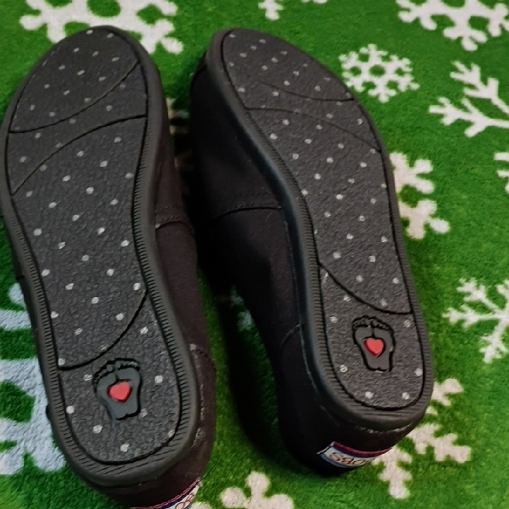 Skechers BOBS Black Slip-On Shoes - Picture 5 of 5